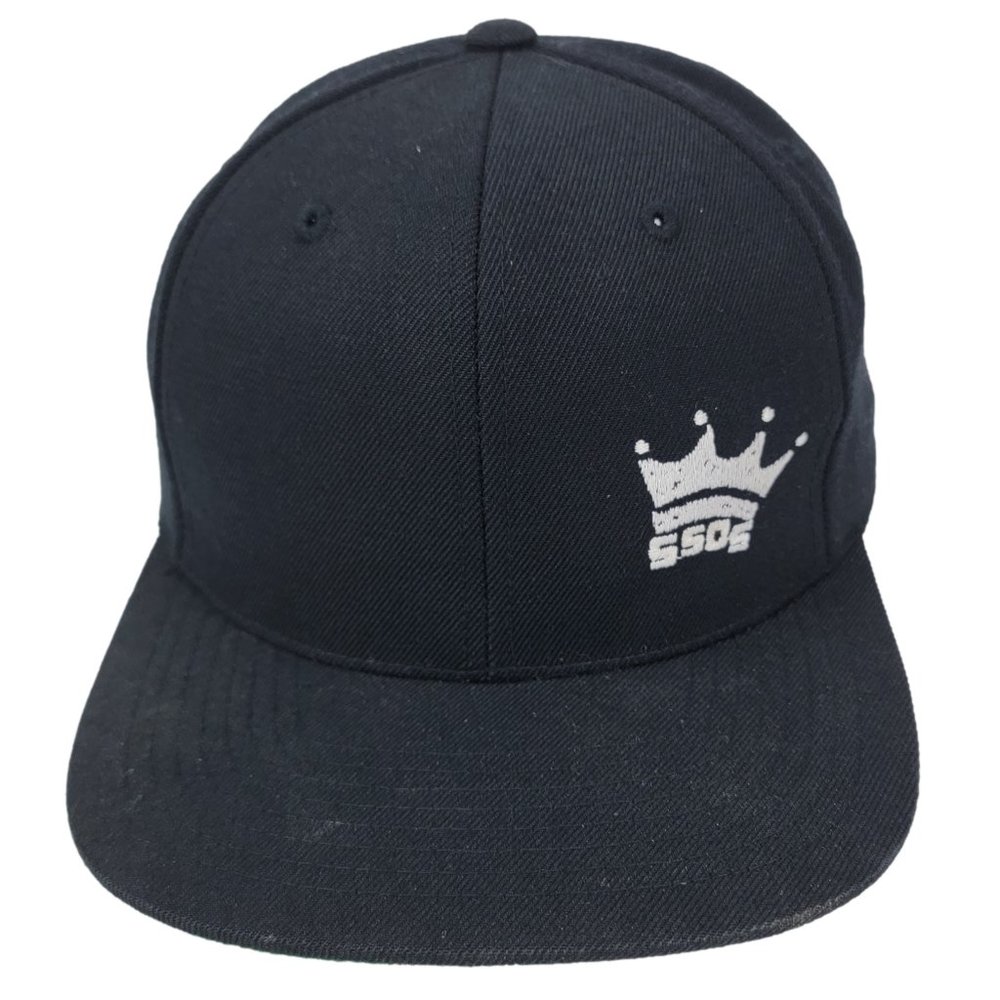 5SOS 5 Seconds Of Summer Snapback Hat Ball Cap Black Embroidered Pop Rock‎ Band